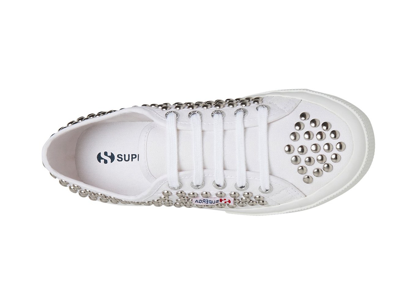 Tenis Feminino Branco - Superga 2750 Cotstuds1w - LCQKF-3896